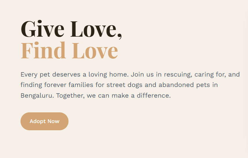 Preview of Pawtner Hope website